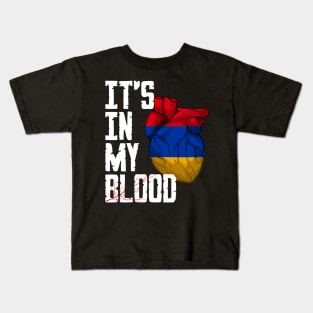 Armenia it's in my Blood Kids T-Shirt